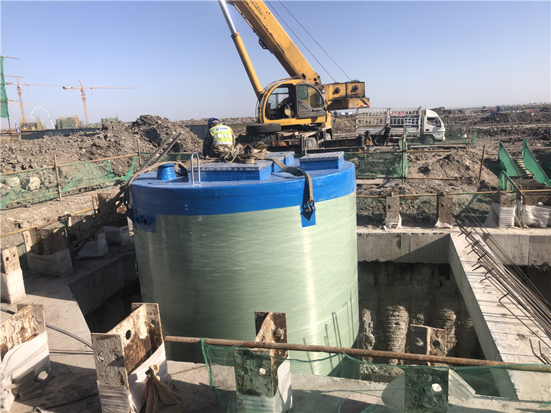 玻璃钢预制一体化泵站-工厂预制-快速安装与使用